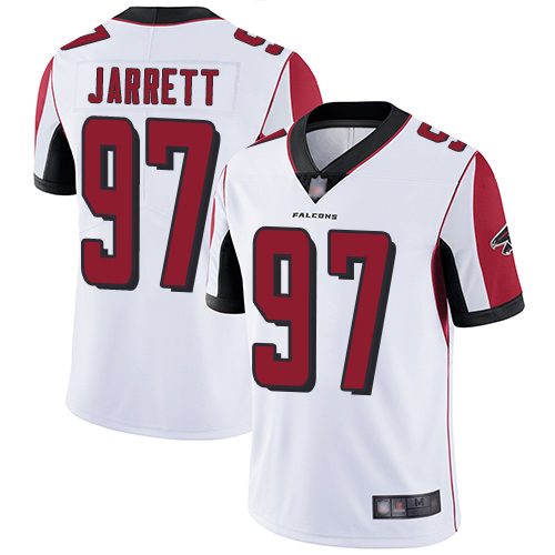 Atlanta Falcons Limited White Men Grady Jarrett Road Jersey NFL Football #97 Vapor Untouchable